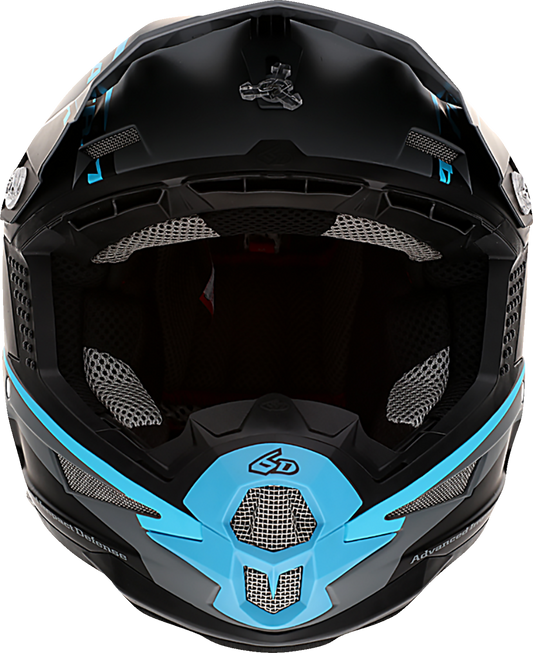 ATR-1 Helmet - Stealth - Cyan - Large