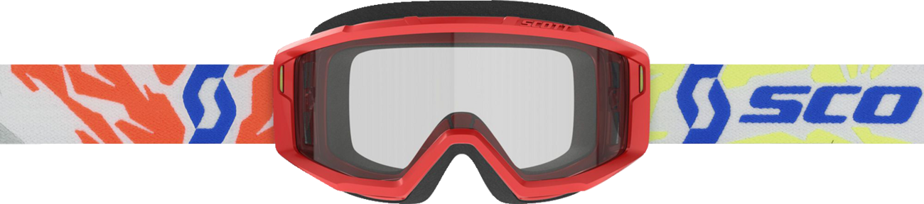 Youth Primal Goggles - Red - Clear