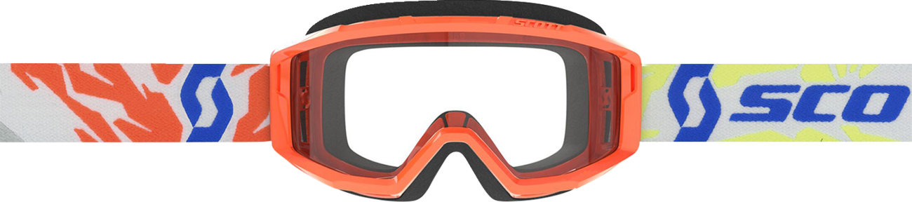 Youth Primal Goggles - Orange - Clear