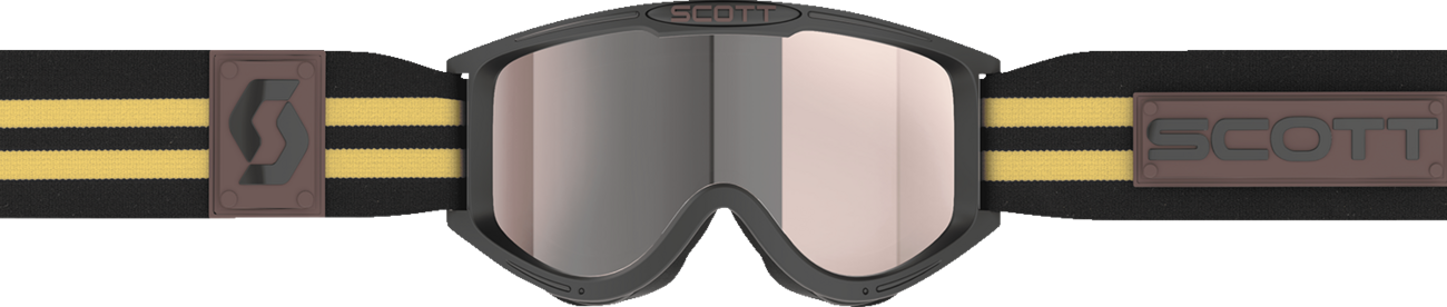 89X Era Goggles - Black/Beige - Silver Chrome